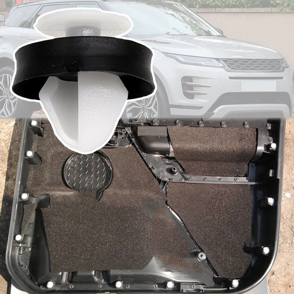 10ksové dverové karty Panel Panel Pillar Clip W/ Gumber Seal Nit Nit pre Land Rover Range Rover Evoque L538 L551 2012 2013 2014 - 2022