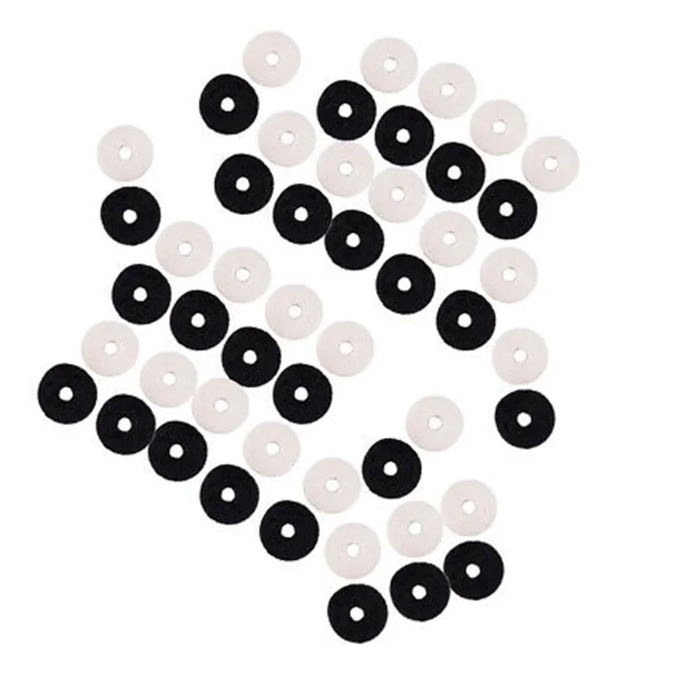 10ksové gitarové popruhy plstené Blzitá Bloky bloky akustická gitara plsti podložky náhradný remienok Button Guitar príslušenstvo