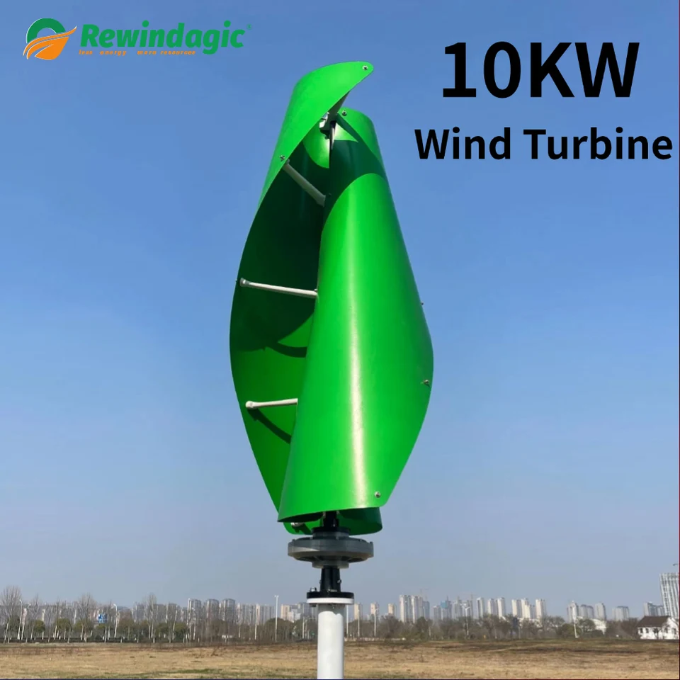 10KW 20KW 30 kW Vertikálna veterná turbína Permanentný magnet Generátor 3 Fáza 24V 48V 120V 220V Vertikálna osi COLESLESLES AKO