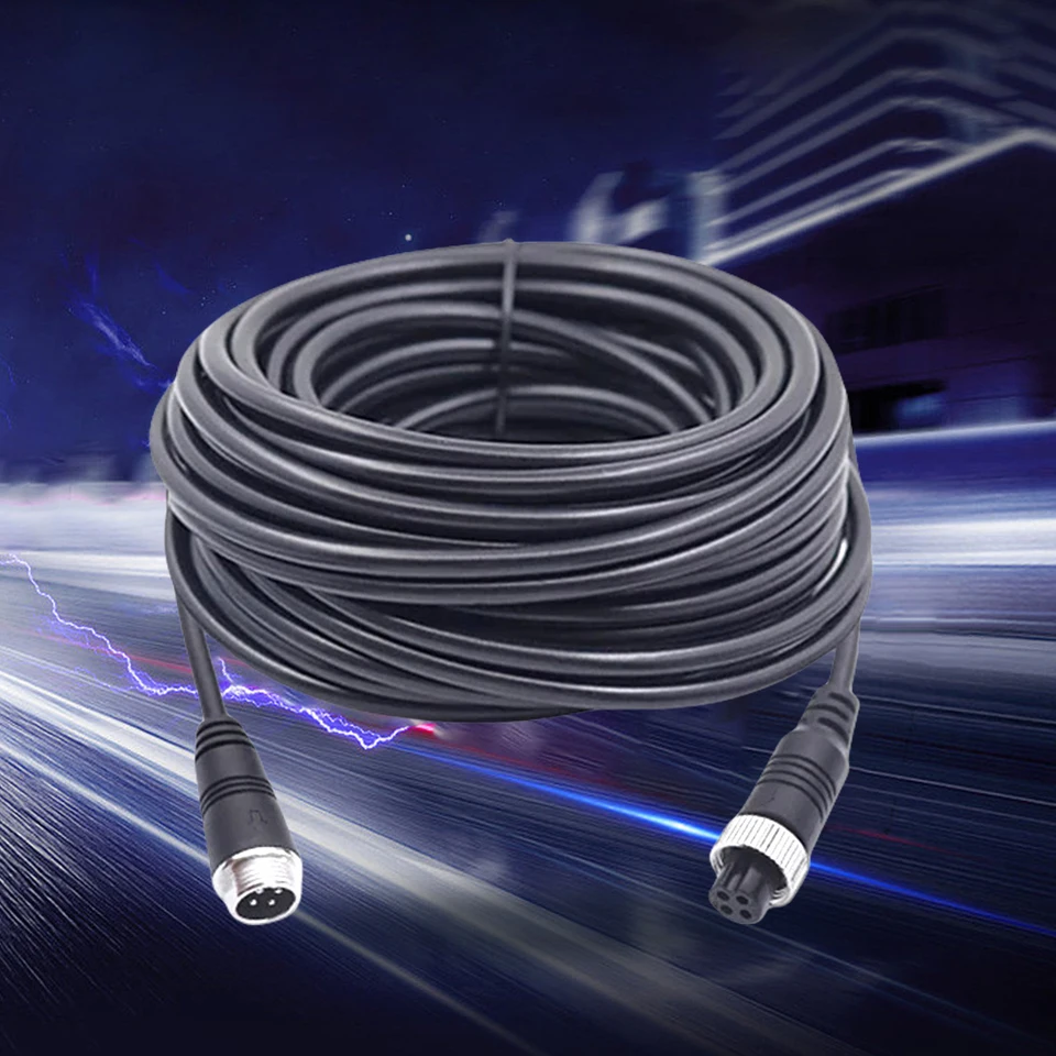 10m/12m/15m/20 m letecké vozidlo CCTV COMAVER KABELOVÝ KABEL KABEL SOCOPORPOPTOR 4 PIN MESE AME ŽENO