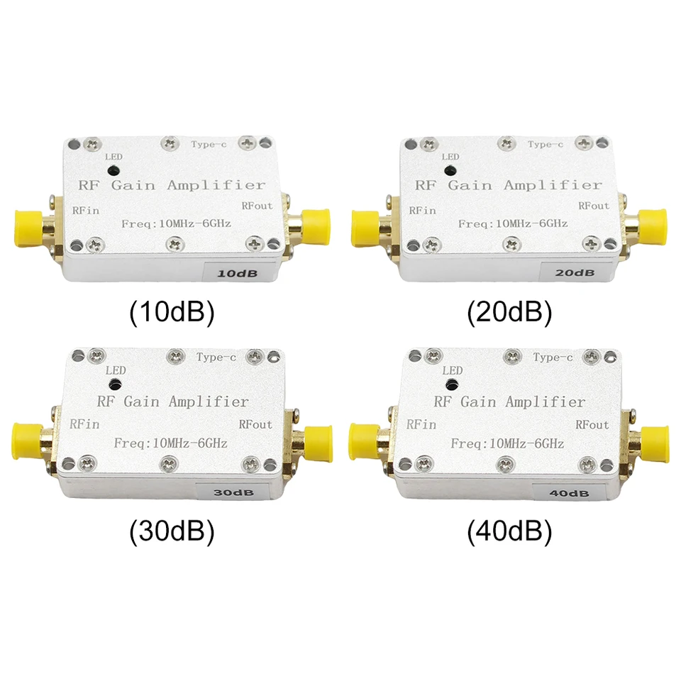 10MHz-6GHz LNA High FlatNess Regesiver Zosilňovač RF RF Drive RF Drive prijímača Dron Image Transmission HackRF One GPS Radio FM