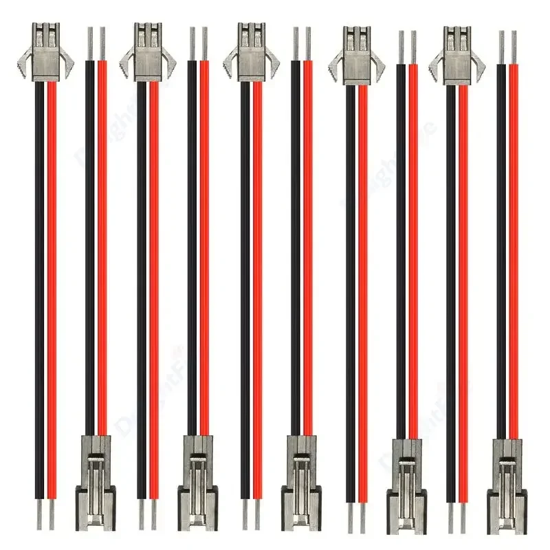 10pairs SM konektory 22 20 AWG Pigtail 2 3 4 5 6 PIN LED Connecetor SMEZPEČNÉ MALSKÉ TERMENTY PRE 24 V 12V LED SLIP LIGHT SMD COB