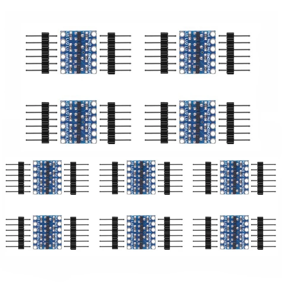 10pcs 4 kanály IIC I2C Logic Prevodník Obojsmerný modul 3,3 V až 5 V Shifter pre Arduino