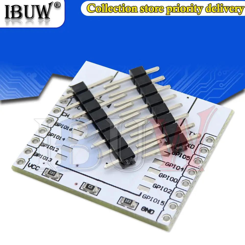 10pcs ESP8266 Sériový doska adaptéra modulu WiFi sa vzťahuje na ESP-07, ESP-08, ESP-12 ESP-12F ESP-12E