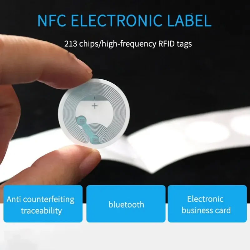 10pcs NFC TAG NFC213 LABELE 213 Nálepky Značky LABLE STACKER 13,56MHZ pre Huawei Zdieľanie iOS13 Personal Automation Skratky