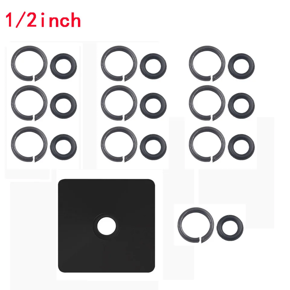 10set 1/2 palca na zadržiavací kruhový spona s O-Ring Socket Impact Wrench Snap Ring proti odlúčeniu nárazové príslušenstvo