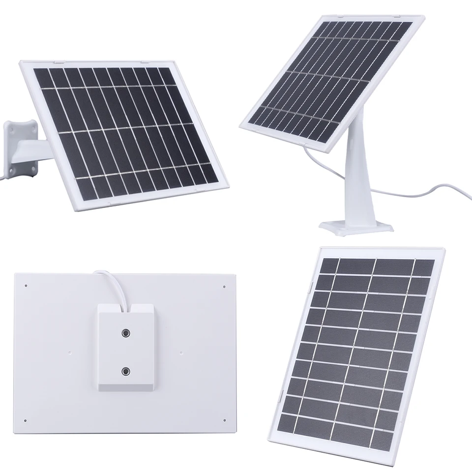 10W 5V bezpečnostná kamera Solárny panel IP65 nepremokavý monokryštalický kremíkový solárny panel
