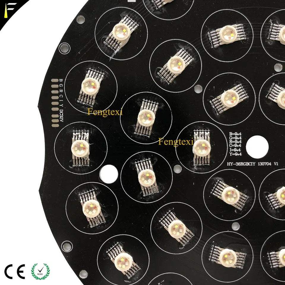 10W12W18W 24V36V44V45V 36*10W LED maticová doska 36x10w LED dióda Wash Moving Head Disk s 36ks LED RGBW 4in1 36*12W LED doska
