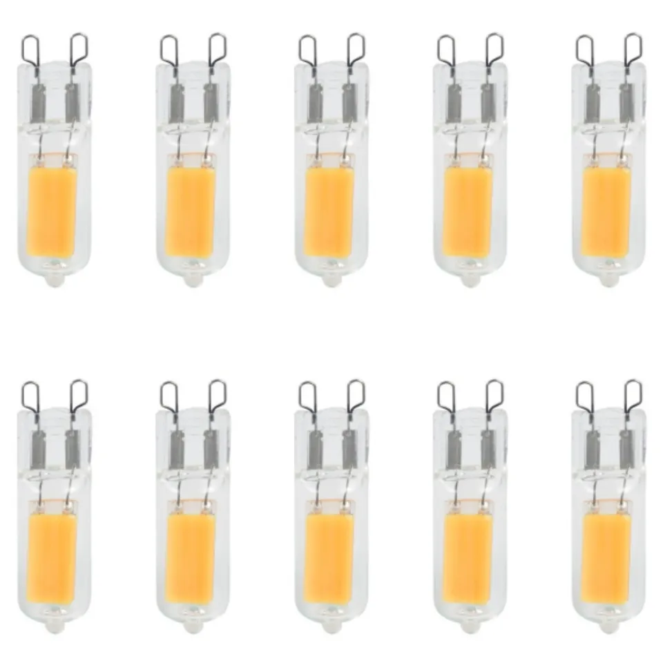 10x LED žiarovka G9 COB LED žiarovka 7W 9W 12W 15W 110V 220V BULB LED SORTFILT SOCFFILT LUSLIER Halogénové lampa 3000K 4000K 6500K