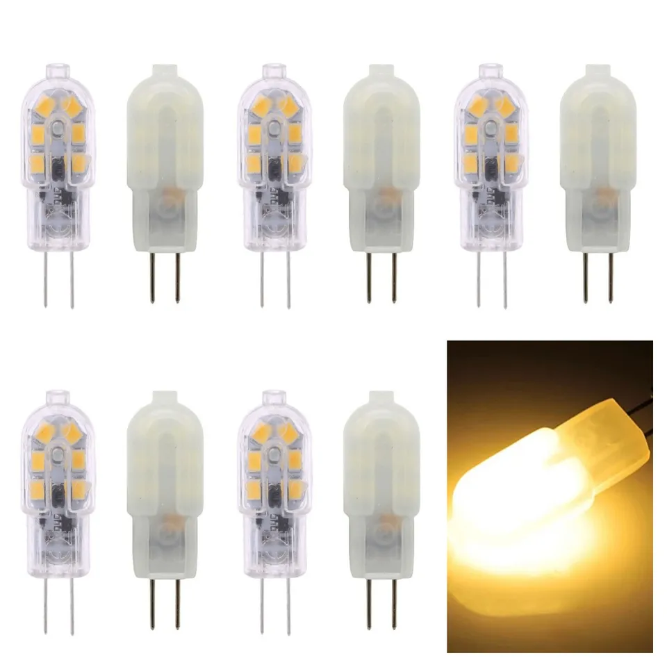 10x Mini G4 LED LED 2835SMD kukuričné ​​žiarovky 3W AC DC 12V 220V Sviety svetlá Vymeňte 40 W halogénovú lampu pre dekorácie lustrov