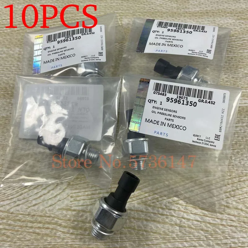 10x pre Opel Antara Frontera Excelle1.8l Chevrolet Captiva Epica Kalos Lacetti Nubira Oil-tlakový spínač 96281689 95961350