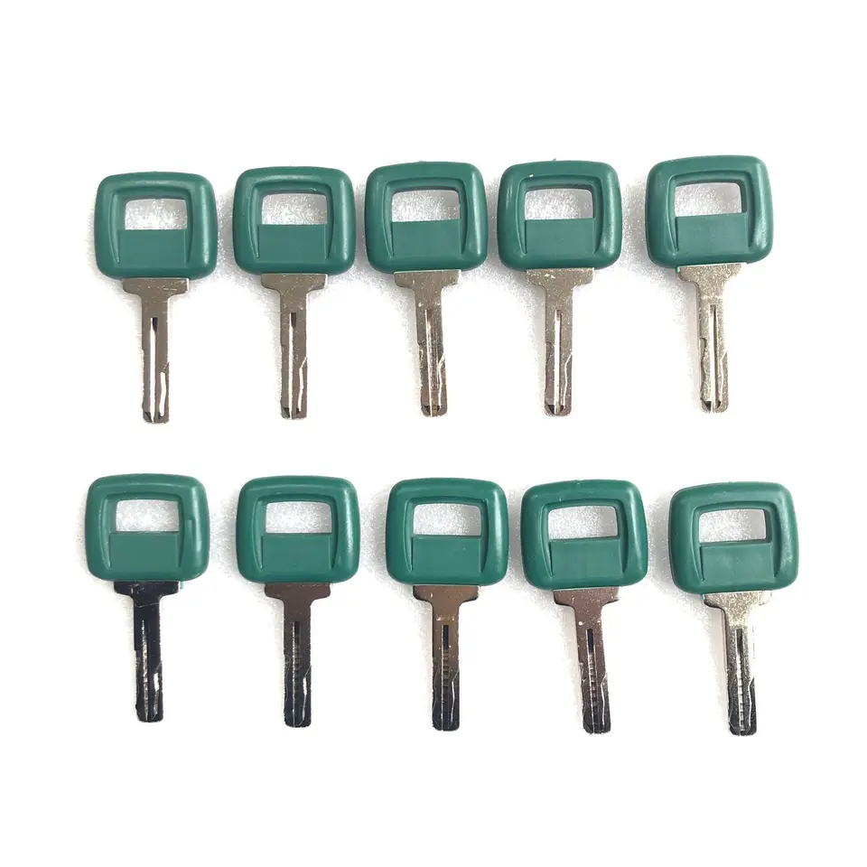 10x pre Volvo Loader Haul Truck Heavy Equipment Laser Cut Ignition Key 11039228
