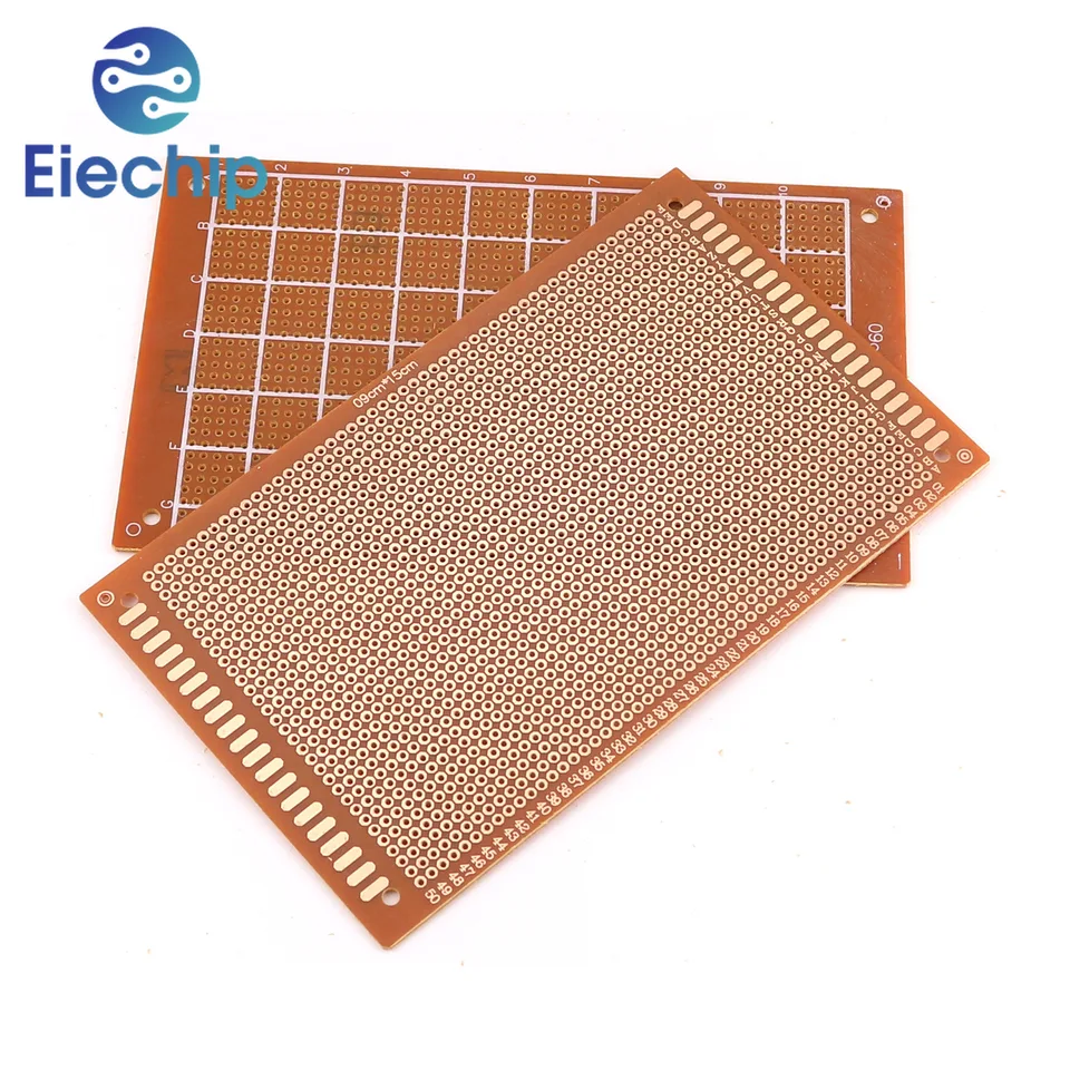 10x15 10*15cm Prototyp PCB Univerzálna doska Experimentálna bakelitská medená doska obvodná doska žltá elektronická súprava