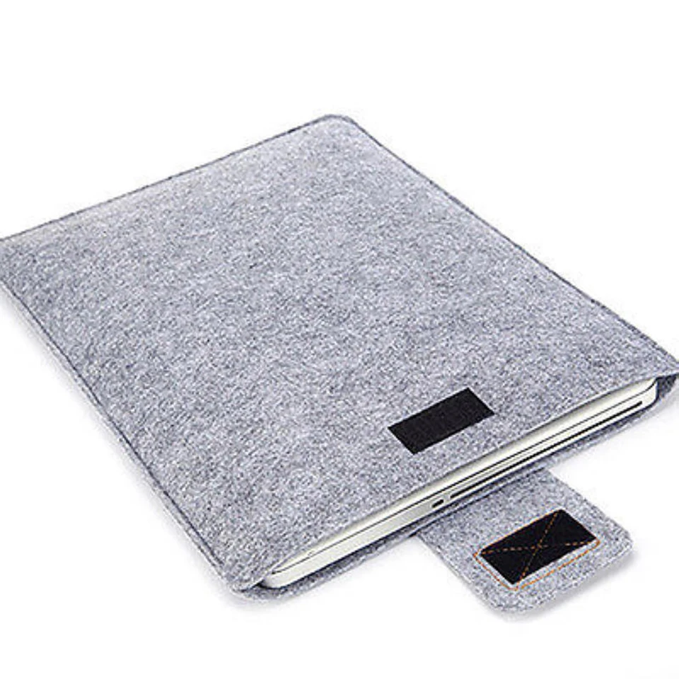 11 13 15 palcových plstených rukávov štíhly notebook Tablet Cover Cover Storage Bag pre MacBooks Air Pro 13.3 Skladba tabletu na tablety s pevnou farbou Tablet