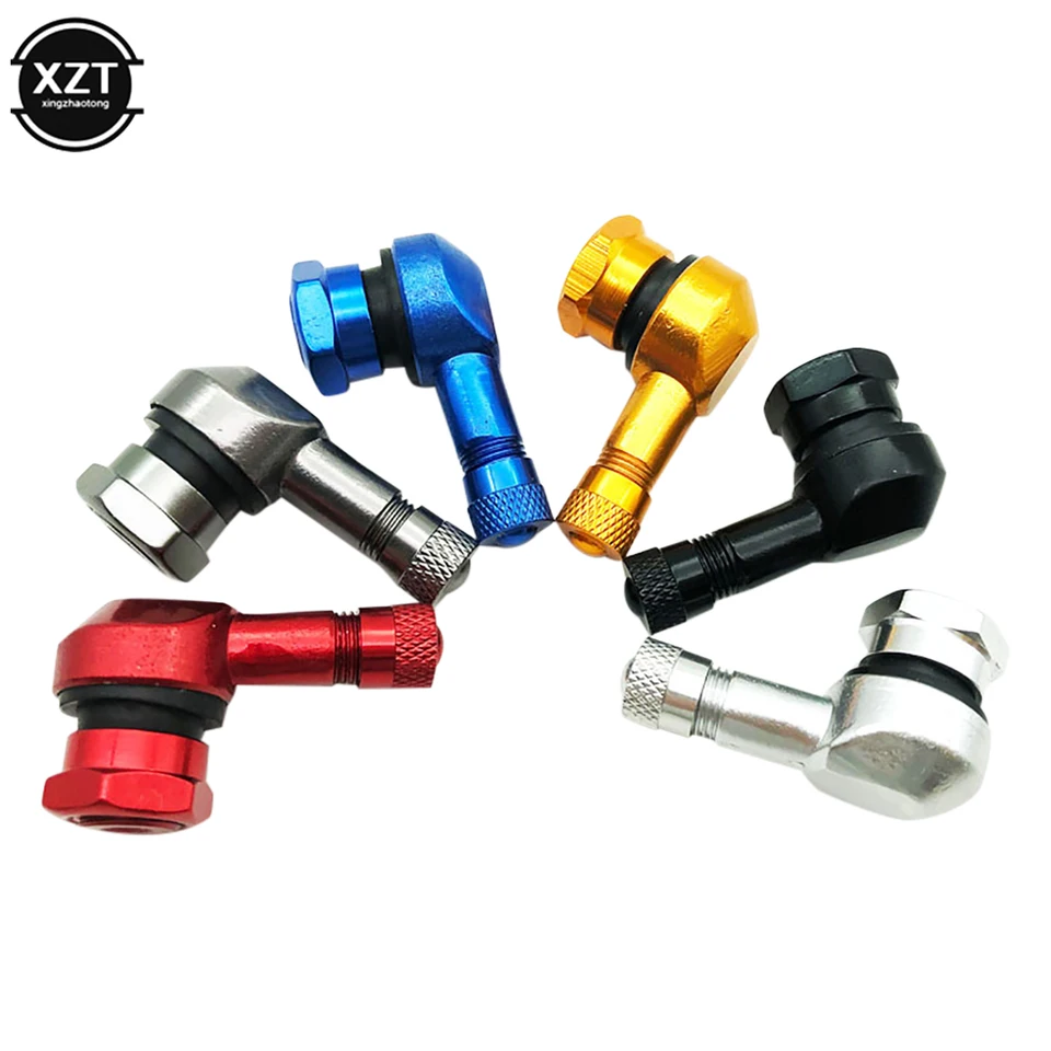 11,3 mm hliníkový zliatinový ventil Motocykel RIM 90 stupňov uhlového uhlového motocykla pneumatika bezdušového ventilu Stonky pre časti ráfika