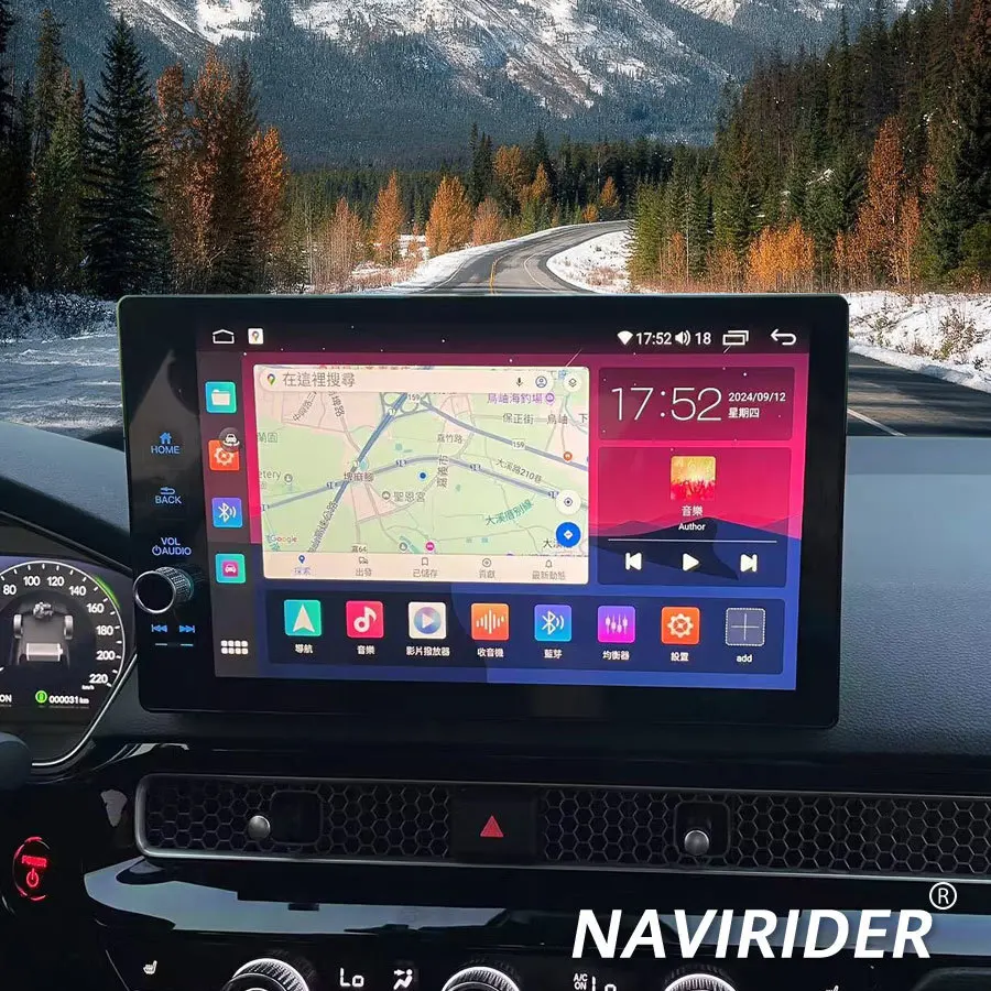 11.5 palca Android Car Multimedia Video Player pre Honda Civic 2024 Stereo GPS CarPlay Auto Radio Automotive Navigation Head Unit