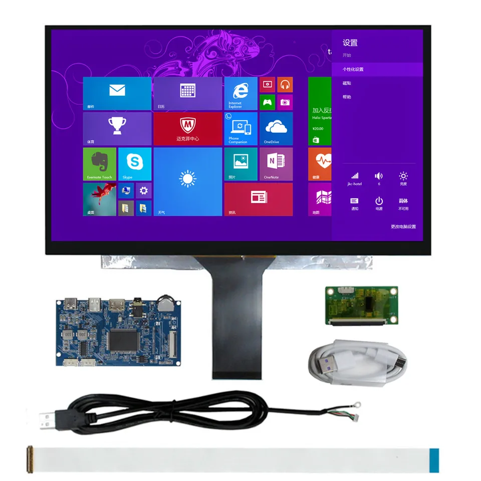11,6 palca Universal 1366*768 DIY LCD Displej obrazovky HDMI-kompatibilný TPYE-C OVLÁDAŤ DIGITÁRNE DIGITÁRNE MONITIZER