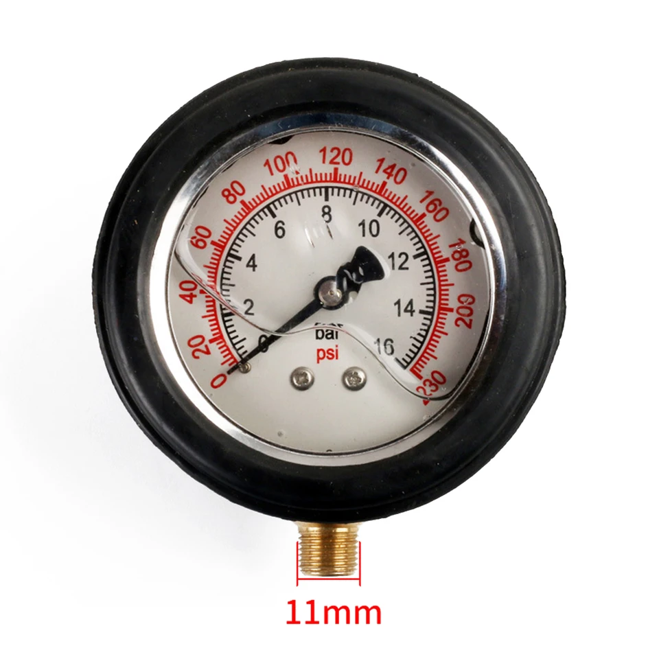 11 mm závit Automatické pneumatiky tlakomer tlakom
