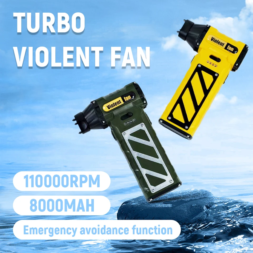 110 000 ot./min. Vzduchový dúchadlo Turbo Jet Ventilátor 52 m/s Elektrický displej vreckového ručného ručného čističa prachu vysokej rýchlosti Čistiaci nástroj na čistenie pištole