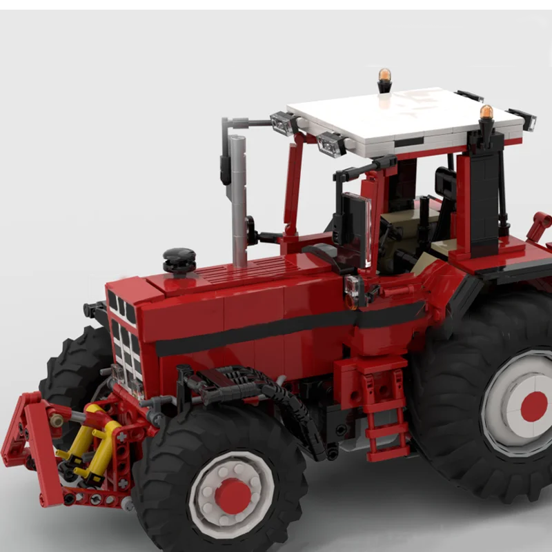 1104ks MOC Technical City Classic International 1455xl Tractor Building Block Block Truck Brick DIY Hračky pre deti chlapcov