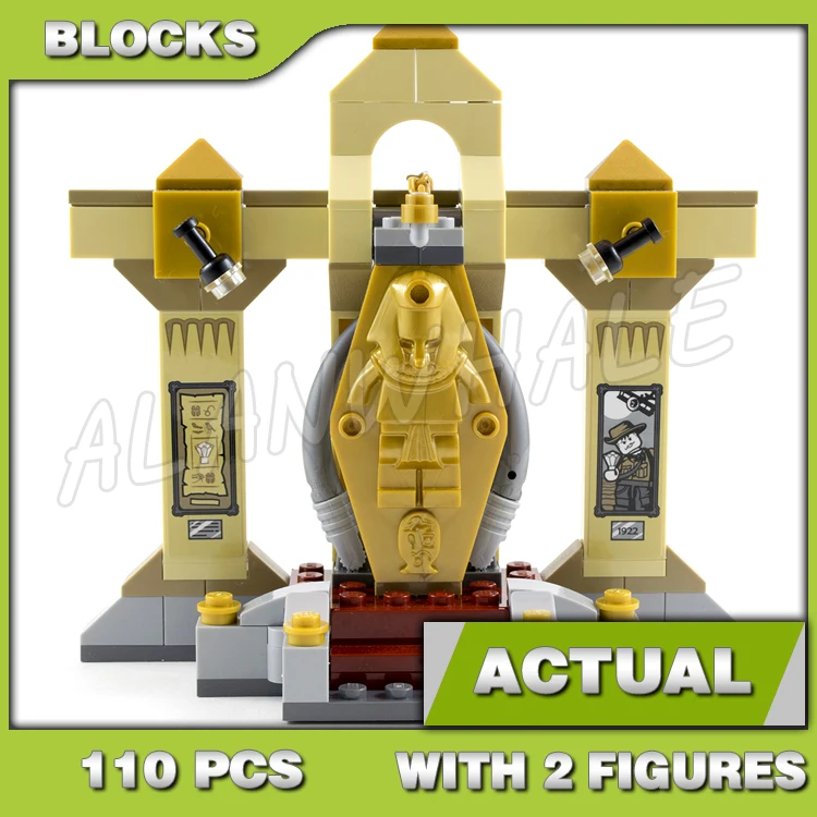 110ks filmové série Mummy Museum Mystery Egyptian Headress skryté drahokamy 10428 stavebné bloky kompatibilné s modelom