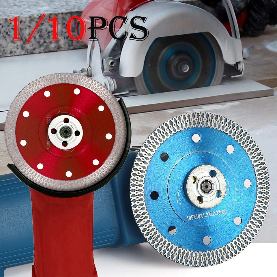 115/125 mm diamantová dlaždica čepeľ Super tenká mramorová píla Turbo Porcelánová disk pre keramickú dlaždicu žulovú brúsku 1/10ks