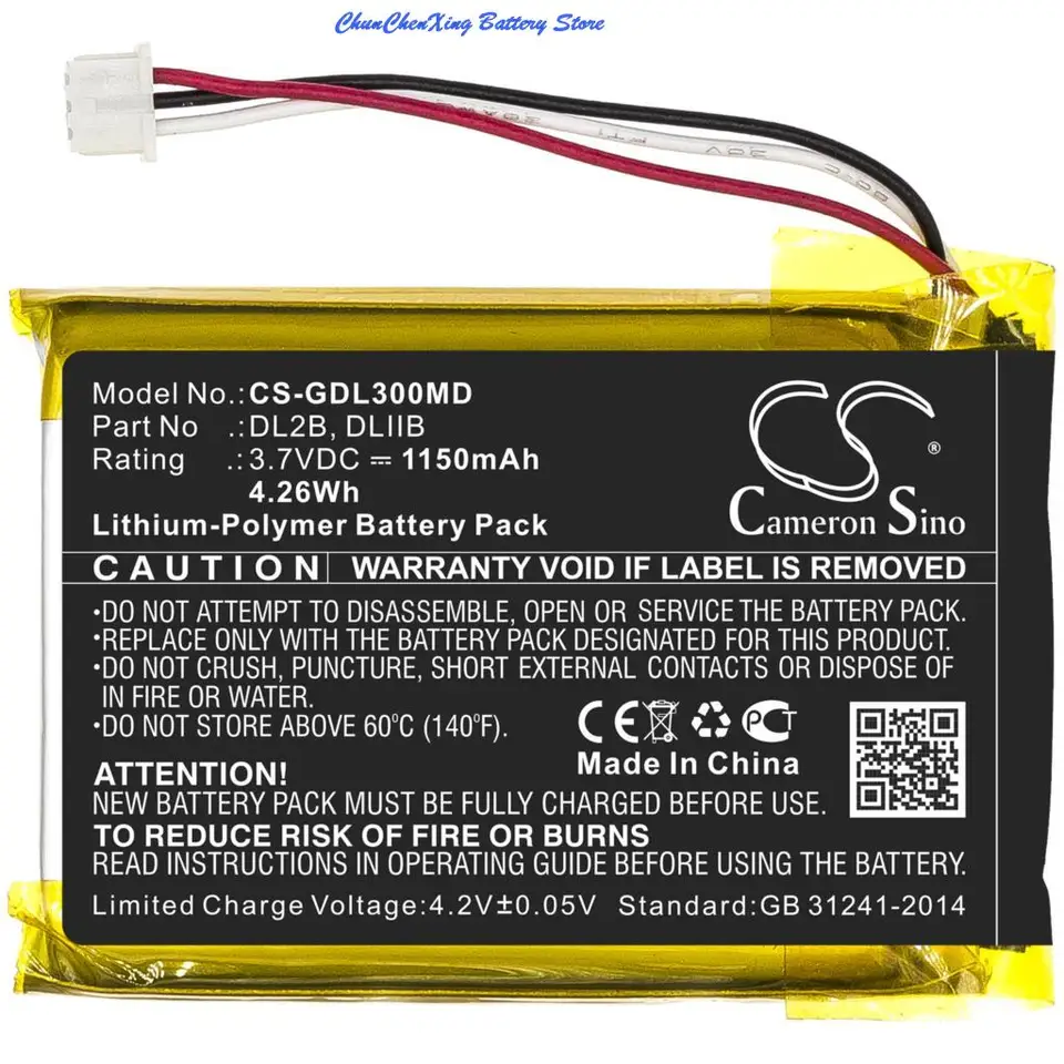1150 mAh batéria pre 3gen DL2 Dermatoskop, DL3 Dermatoskop, Dermlite II, Dermlite III, Dermlite Pro