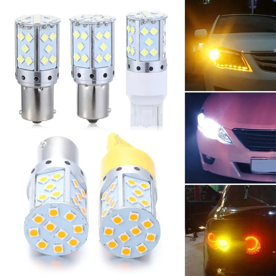1156 BA15S BAU15S PY21W T20 7440 3030 35SMD CANBUS Free LED žiarovka Turb Signal Stop Stop Brzdenie svetlo