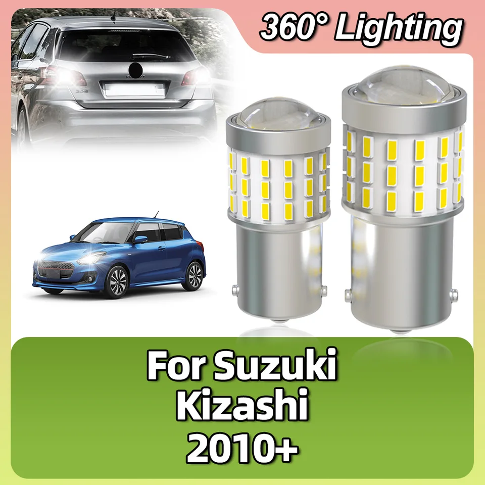 1156 BA15S P21W LED TACK BRZDE RECERBY 6000K White Turn Signal Light pre Suzuki Kizashi 2010 2012 2012 2013 2014 2015-2023