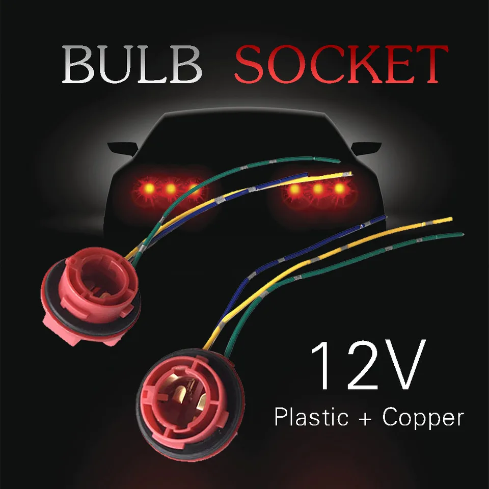 1157 žiarovka Socket Bay15D držiak LAMP LED LED BRZDELOBNÉ ADAPTER ADAPTÁROVÝ APUTIFORS AUTOMOBNÉ LED LIGH LIGHLE LIGH SOCKET SOCKET