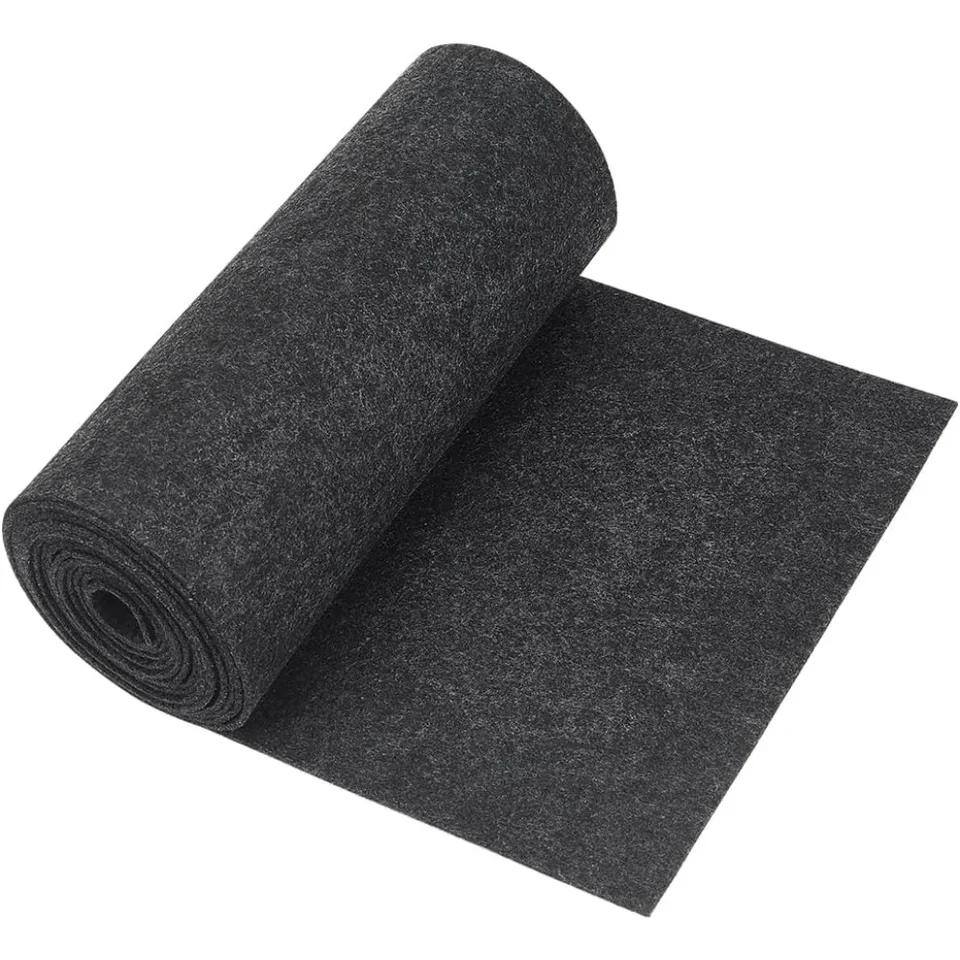 118x9.4 palcová tkanina Roll tmavo šedá remeselná plstená rolka pre plstené stolové rohože pre domácich majstrov šitie a patchwork 2 mm hrubé 2 mm
