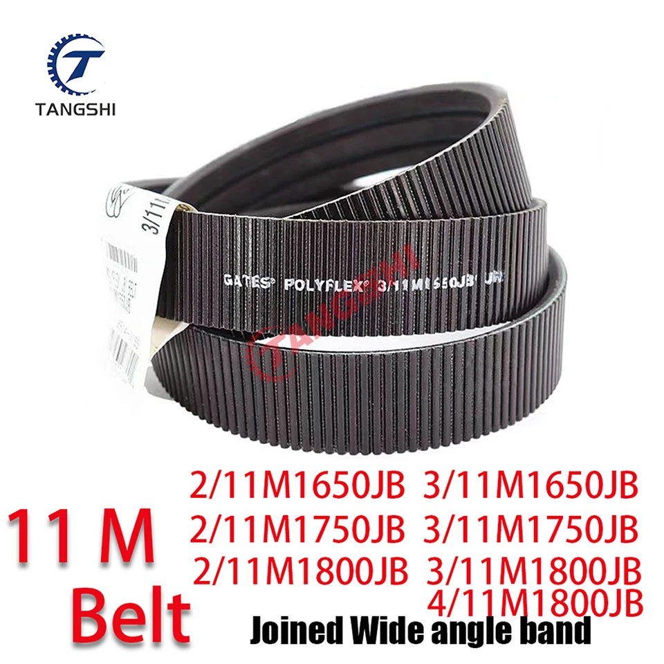 11M Polyflex JB spojený so širokým uhlom pásmom 2/11M1650JB 3/11M1650JB 2/11M1750JB 3/11M1750JB 2/11M180JB 3/11M1800JB 4/11M1800JB
