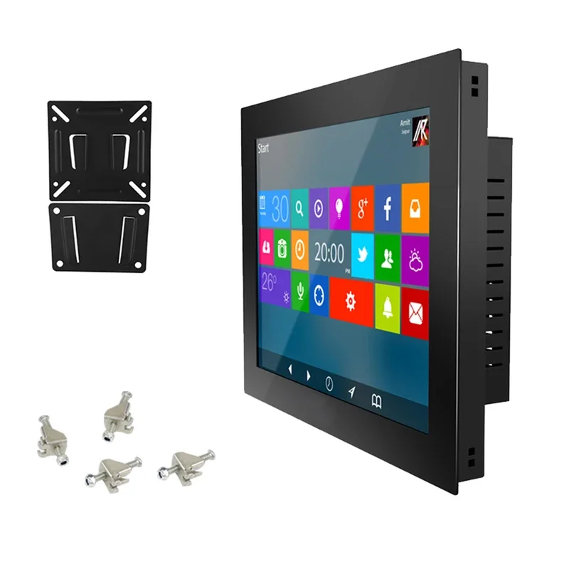 12,1 palcový vložený priemyselný displej s odporovou dotykovou obrazovkou 24V napájanie a HDMI Full HD LCD displej obrazovky 1280*800