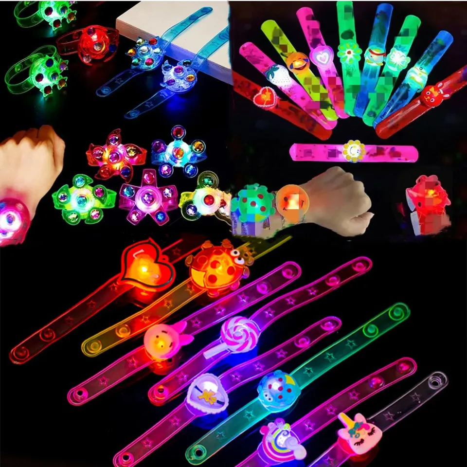 12/24k LED LED LIGHT-UP Hračky pre deti pre deti Narodeninová oslava Prekvapenie Svadobné karnevalové hostia Darče