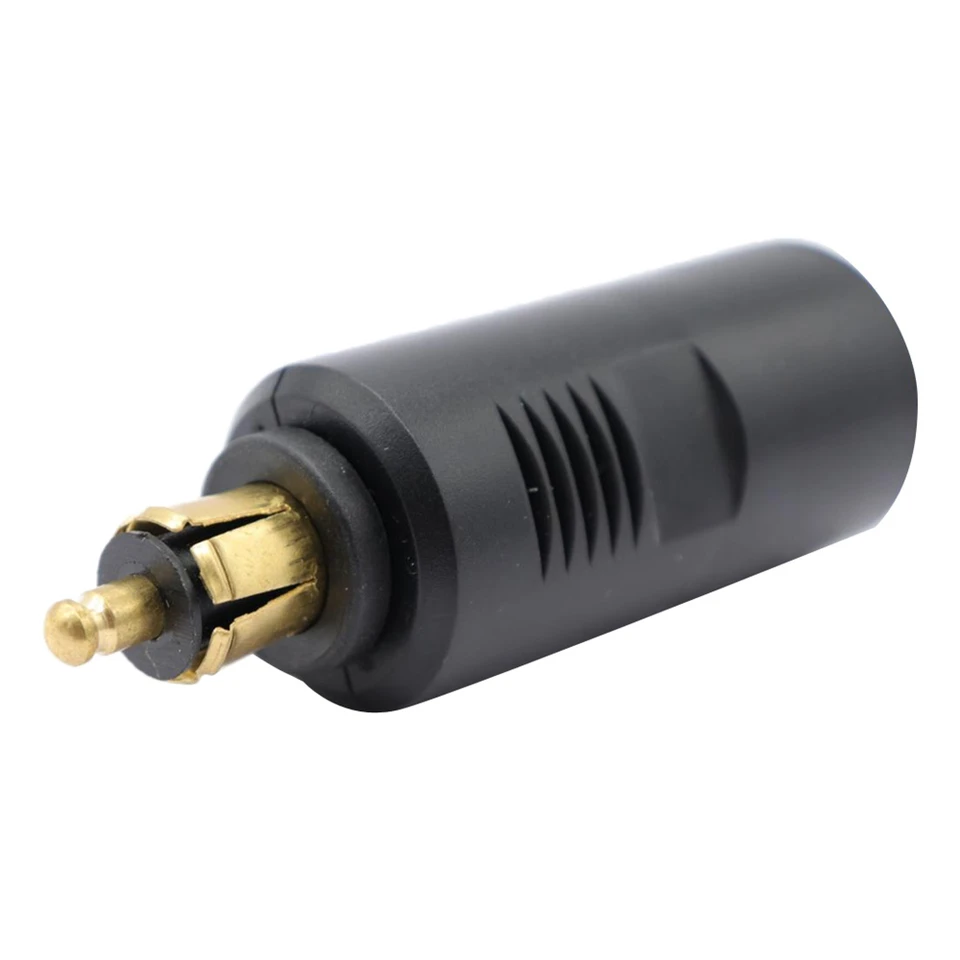 12-24V EU Plug Din Socket to Cigaret Lighter Converter Adapter pre BMW motocyklové lanovky