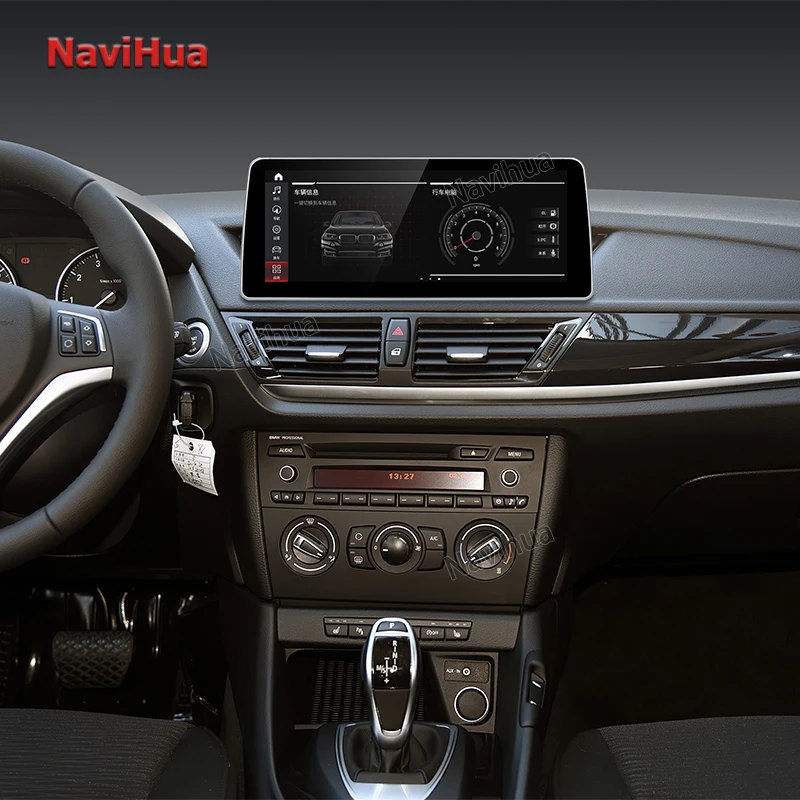 12,3 palcový nový multimediálny rádio pre Android Car pre BMW X1 E84 2012 2015 CIC GPS Navigation Automotive HeadUnit Monitor CarPlay WiFi WiFi
