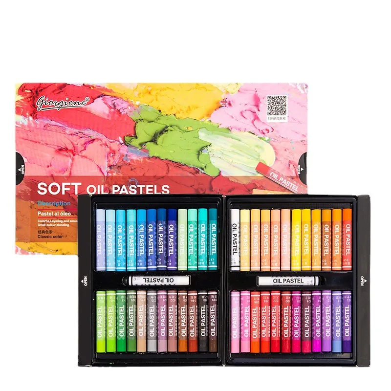 12-48 Farby umelecké olejové pastelové sada umývateľná netoxická profesionálna maľba kresby graffiti sfarbenie mäkké palice Art pastelky