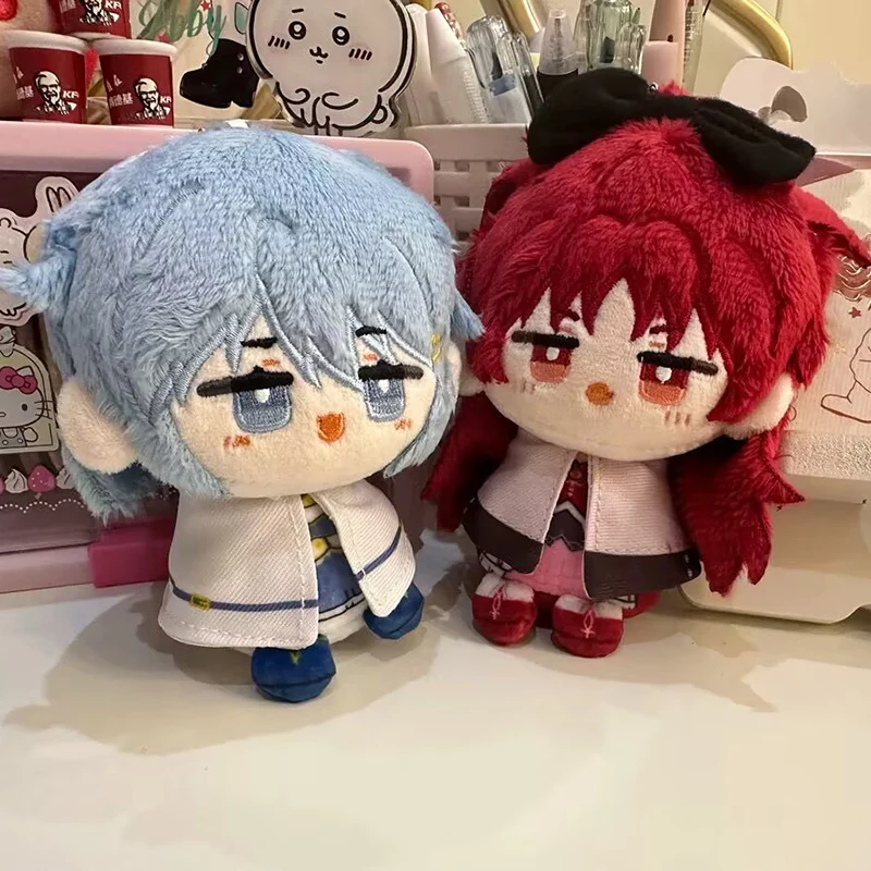 12 cm Madoka Magica prívesky Dolls Mini Soft Soft Plush Sakura Kyouko Dolls Kaname Madoka Keychain Bag prívesok sviatok k narodeninám darček k narodeninám