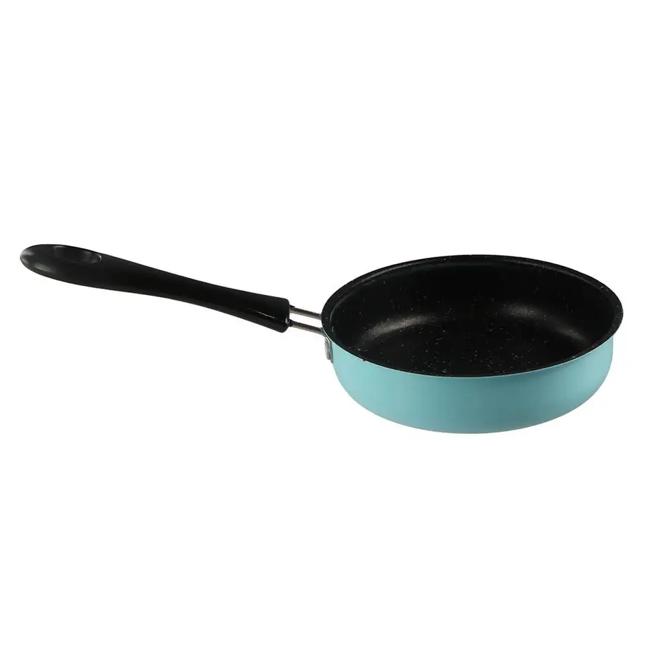 12 cm mini nelepivú panvicu s anti-stick coating Professional Fry Egg Pan Lightweight Dlhá rukoväť Omelette Pot Kids hračka