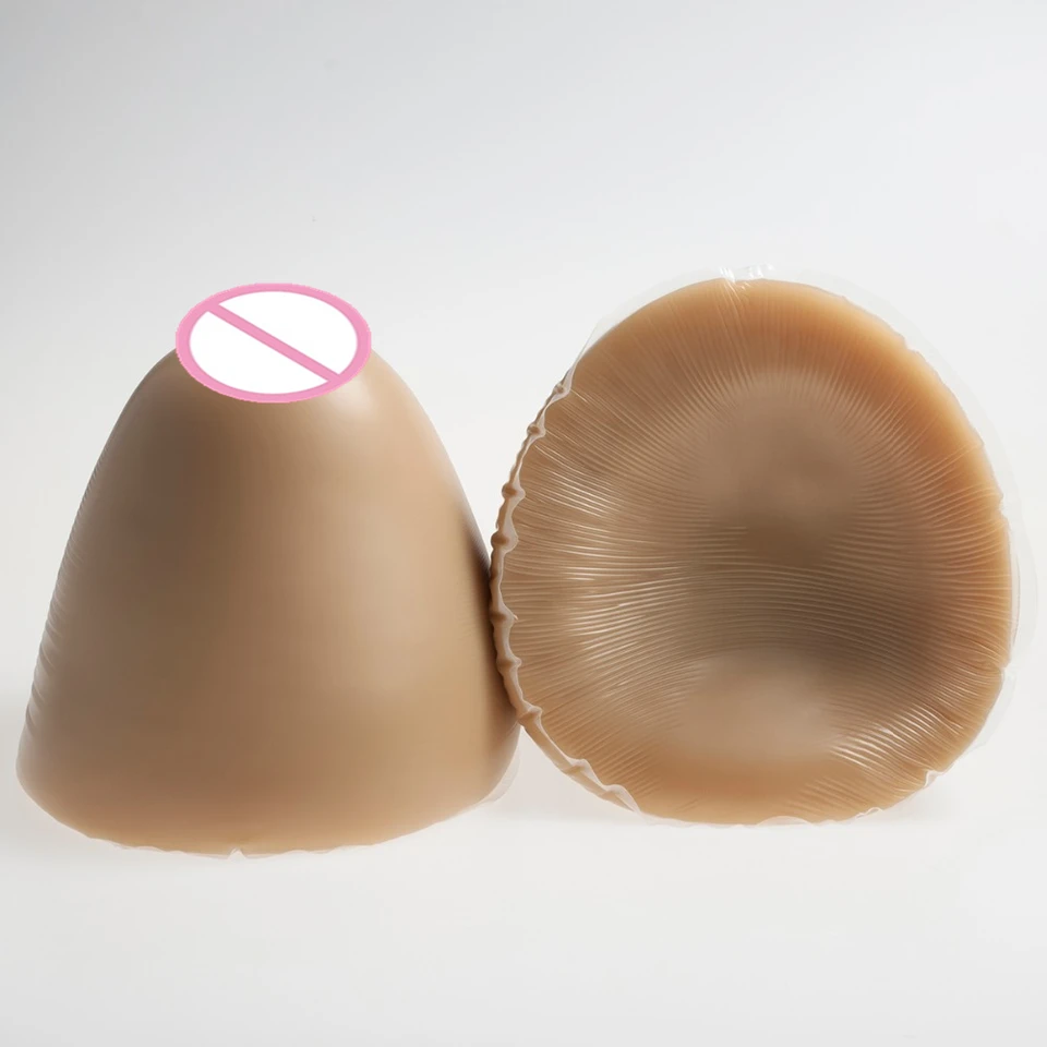 12 kg/pár Obrovské transsexuály falošné prsia Simulácia umelých prsníkov hnedé okrúhle silikónové prsia