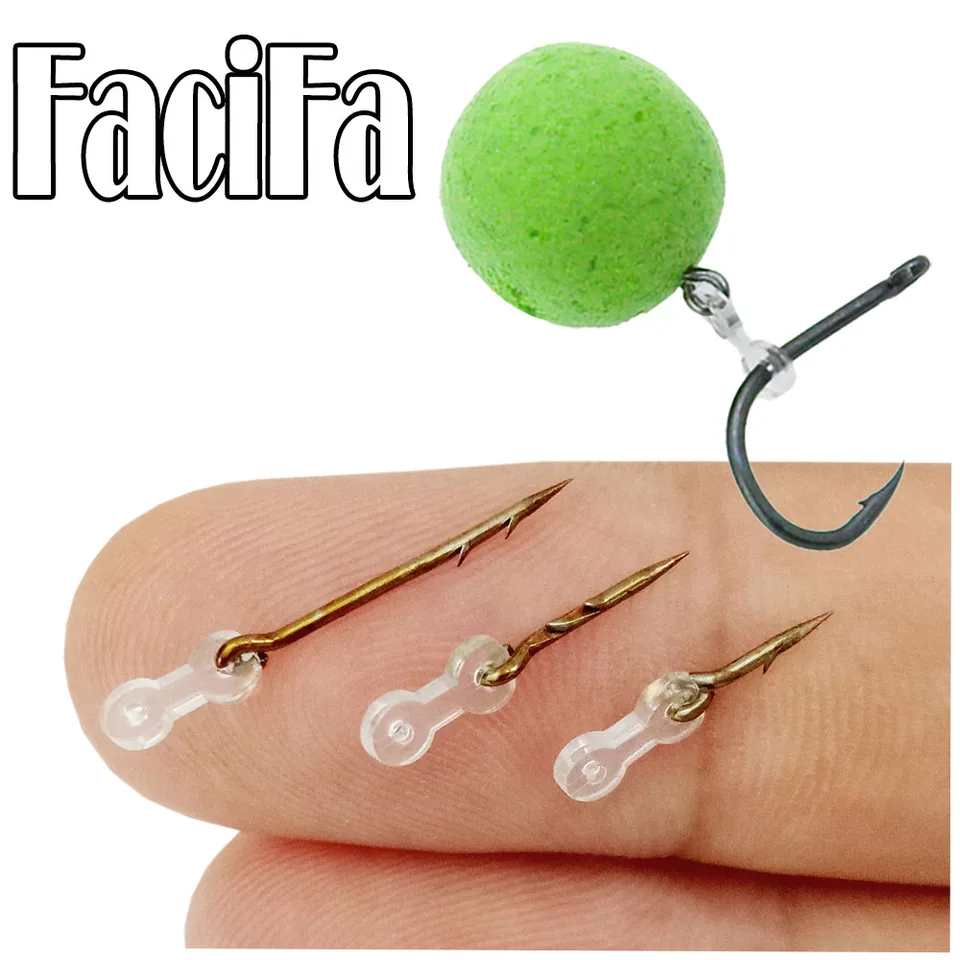 12 ks Carp Fishing Accessories Kovová návnada na spiľové návnady Sting Bots Pin číry gumový kukurica ronnie vlasový súprav