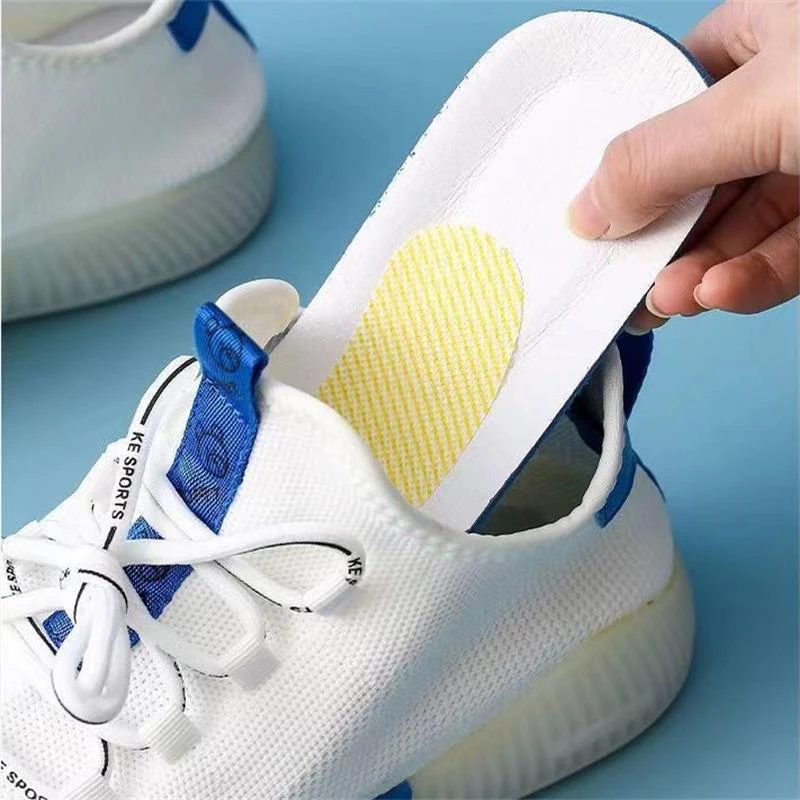 12 ks/tašky Topánky zápach Remover dezodorant Patch citrónovej vône Upokojujúce potenie, ktoré absorbujú nálepky na nálepky proti antibakteriálnej nohe starostlivosť