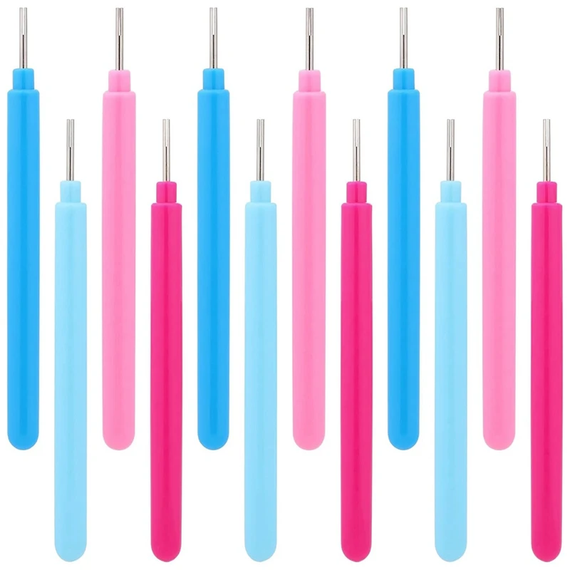 12 -kusové papierové brillingové náradie Slotted Súprava valcovanie Curling Quilling Ily Per Paper Quilling Objem pero Curling Pen ľahko použiteľné
