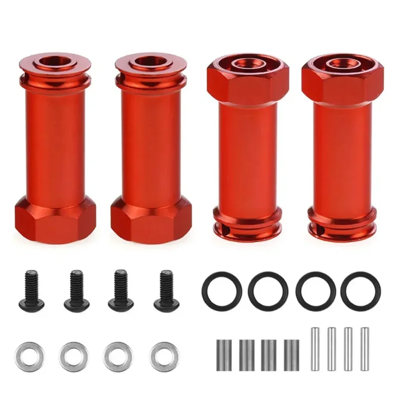 12 mm adaptéry hliníkového kolesa Hex dlhé 29 mm predlžovacie diely RC Conversion Diely pre 1/12 WLToys 12428 12423