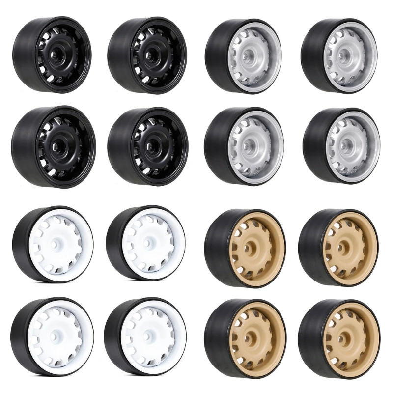12 mm ráfiky koliesky s hračkami Rims Hubs diaľkové ovládacie prvky Offroad auto upravené súpravy koleso 4ks pre 1:10 vozidlo SCX10 Model Drop Drop Doprava