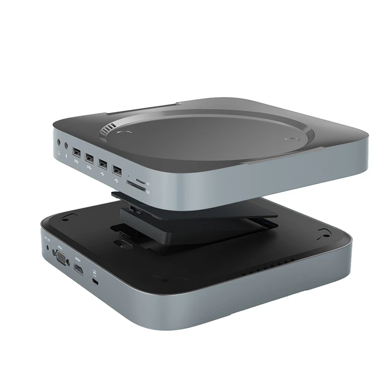 12 v 1 Hub SSD USB C Dock HD Docking Station s HDD Box prenosné príslušenstvo pre Apple Mac Mini