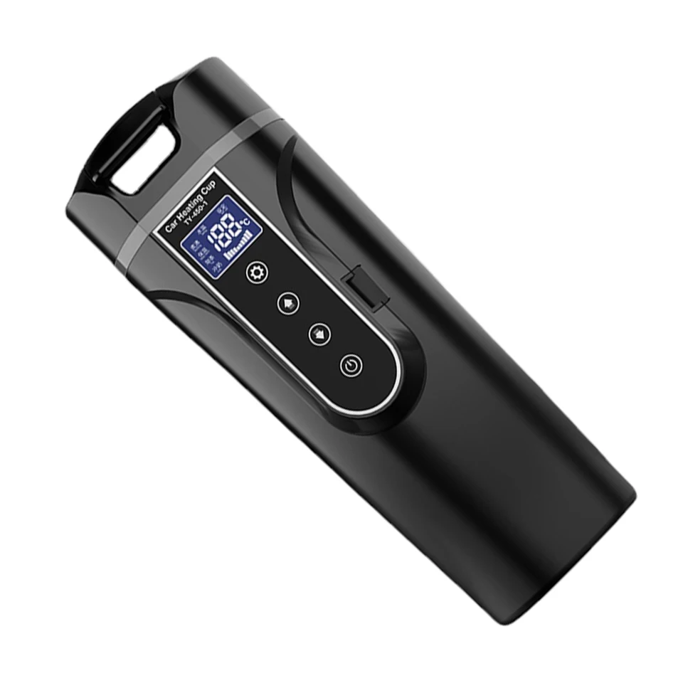 12 V/24 V Elektrická vodná šálka s reguláciou teploty Inteligentné zahrievanie kanvica Nerezový automatický vyhrievaný hrnček 500 ml vozidiel