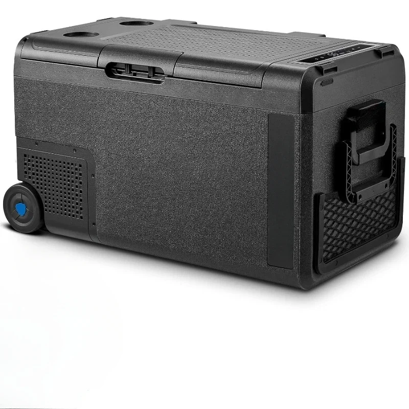 12-voltová chladnička automobilu, prenosná mraznička WiFi Control, 40Quart (38L) Carbon-Cridge -4 ℉ -68 ℉, elektrický chladič 12/24 V DC 100-240V