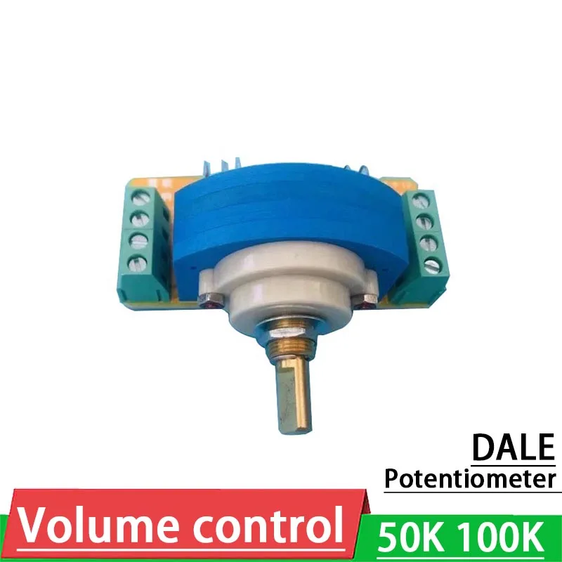 12 Závodný objemový spínač stupňa Potentiometer 250k 100k / 50k 10k Objemový regulačný Dale Dale Resisor pre zvukový zosilňovač predzosilňovača