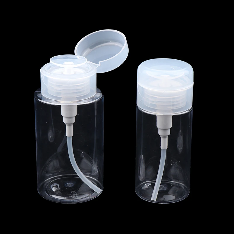 120/150/200/300 ml Prenosné prázdne čerpadlo Dávkovač tekutiny UV Gél lak na nechty na nechty lak na čistenie fľaše Fľašu s čistiacim prostriedkom